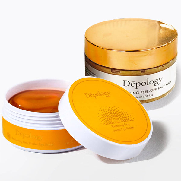 Your Guide To Brightening Hydrogel Eye Patch & Gold Mask Depology